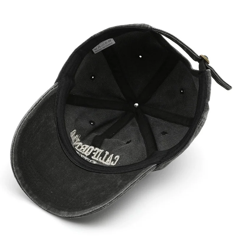 Fashion Casual Baseball Cap for Women Men Cotton Soft Top Hats Unisex Los Angeles Embroidery Snapback Hat Hiking Sunscreen Caps