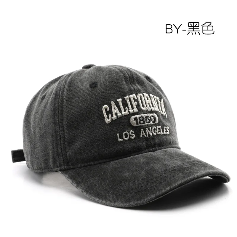Fashion Casual Baseball Cap for Women Men Cotton Soft Top Hats Unisex Los Angeles Embroidery Snapback Hat Hiking Sunscreen Caps