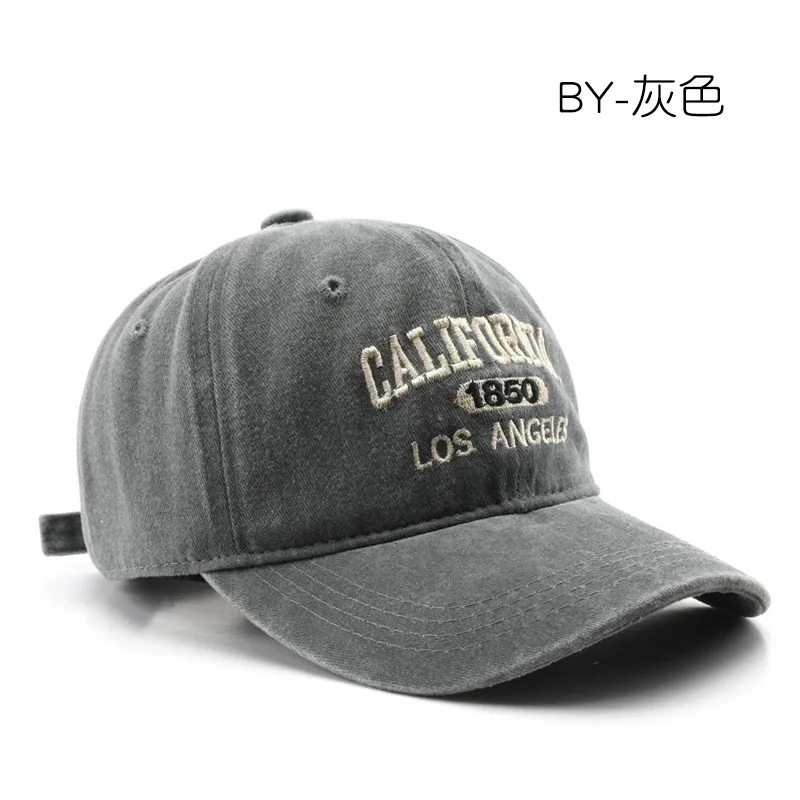 Fashion Casual Baseball Cap for Women Men Cotton Soft Top Hats Unisex Los Angeles Embroidery Snapback Hat Hiking Sunscreen Caps