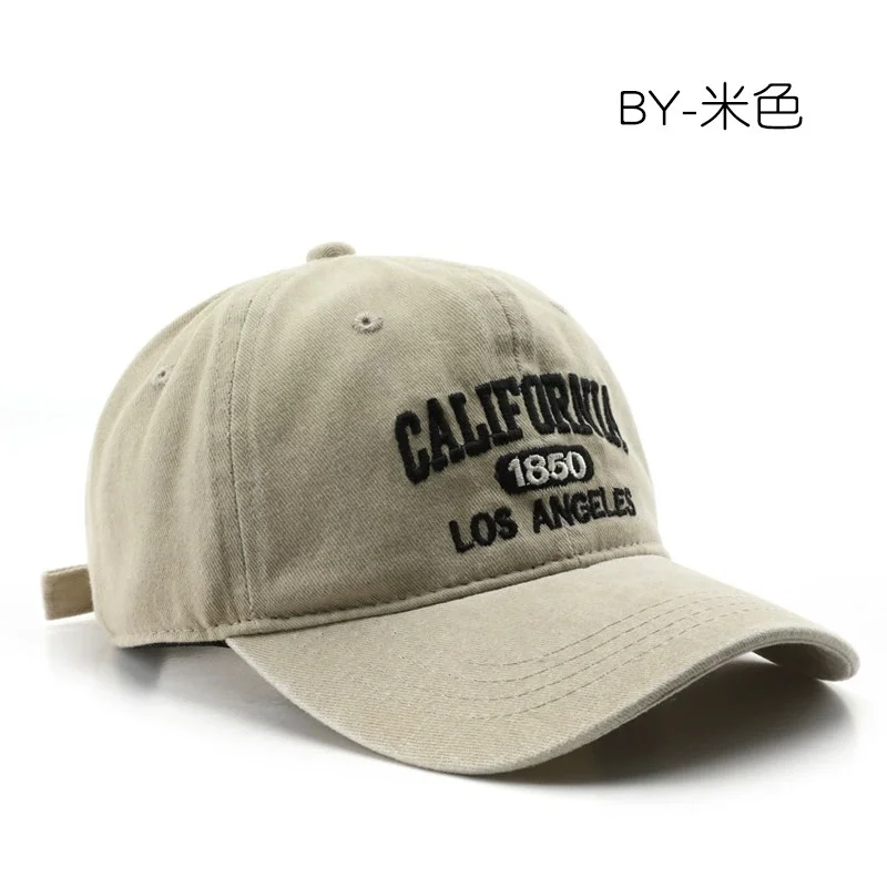 Fashion Casual Baseball Cap for Women Men Cotton Soft Top Hats Unisex Los Angeles Embroidery Snapback Hat Hiking Sunscreen Caps