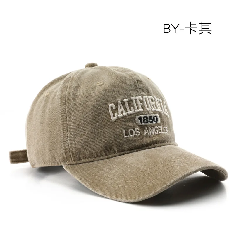 Fashion Casual Baseball Cap for Women Men Cotton Soft Top Hats Unisex Los Angeles Embroidery Snapback Hat Hiking Sunscreen Caps