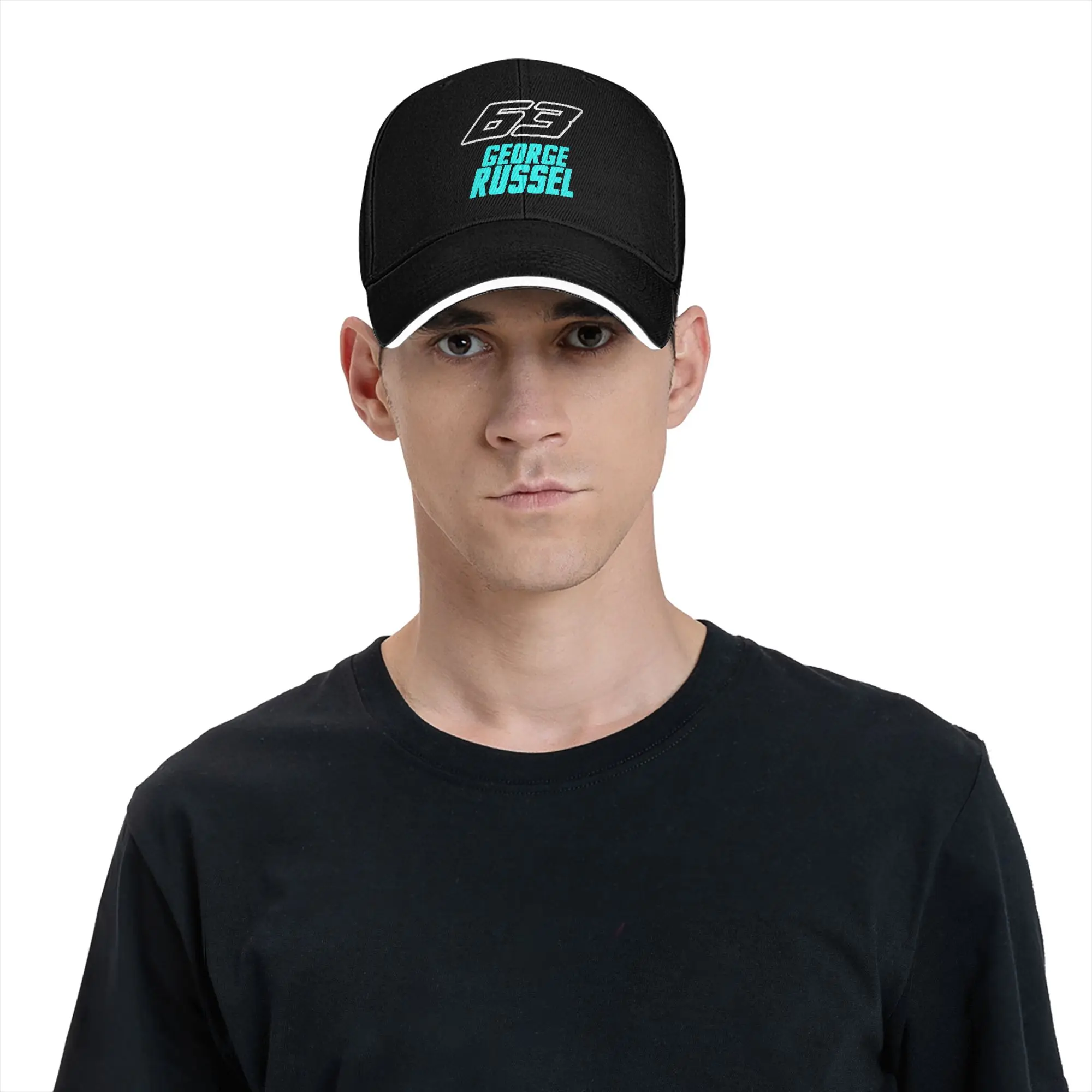 George Russell 63 Casual Baseball Cap Outdoor Gym Hip Hop Hats Summer Sun Couple Women y2k Cute Baseball Caps