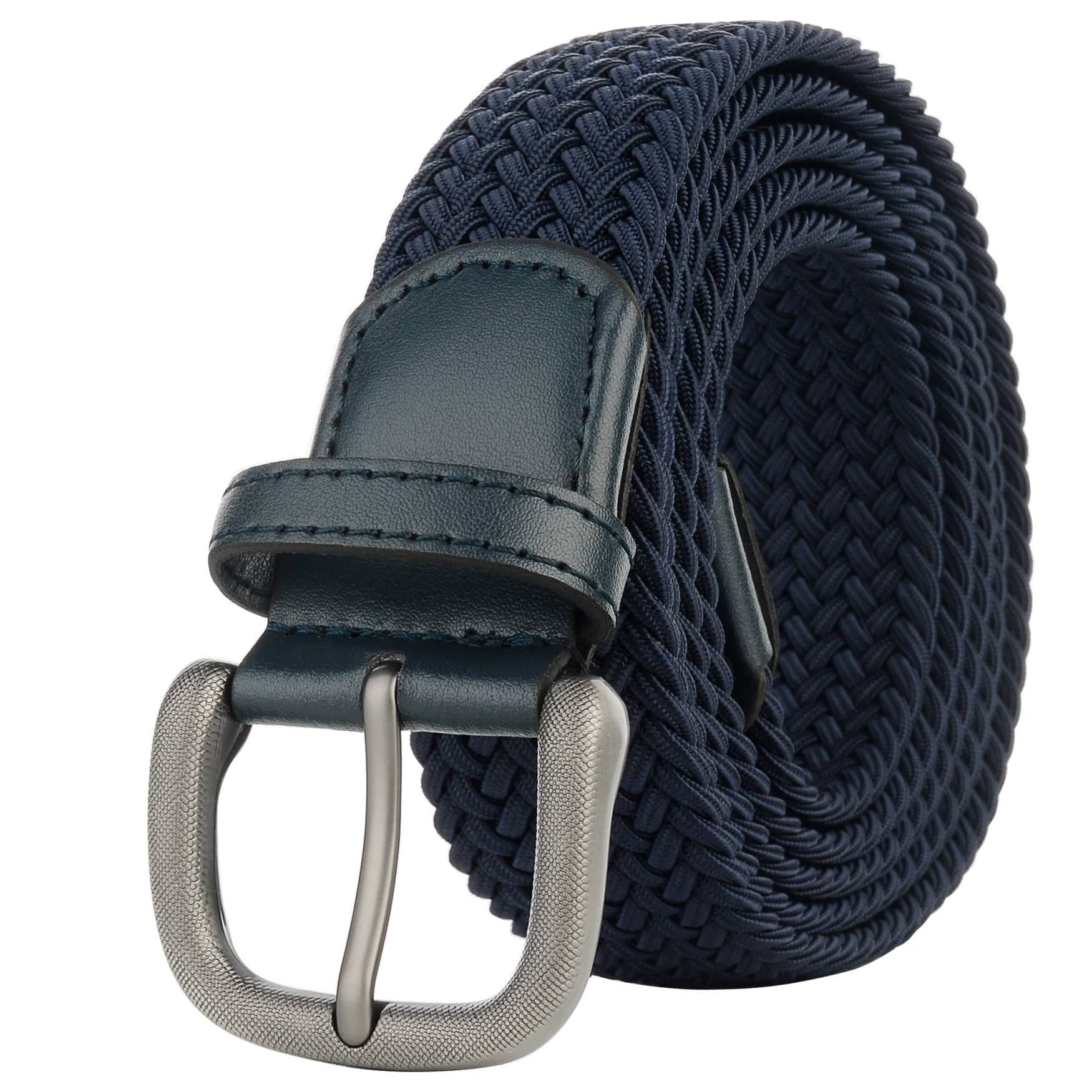 Plus Size to 67inch / 170cm Braided Golf Belt Reversible Belt Stretch Woven Web Belt