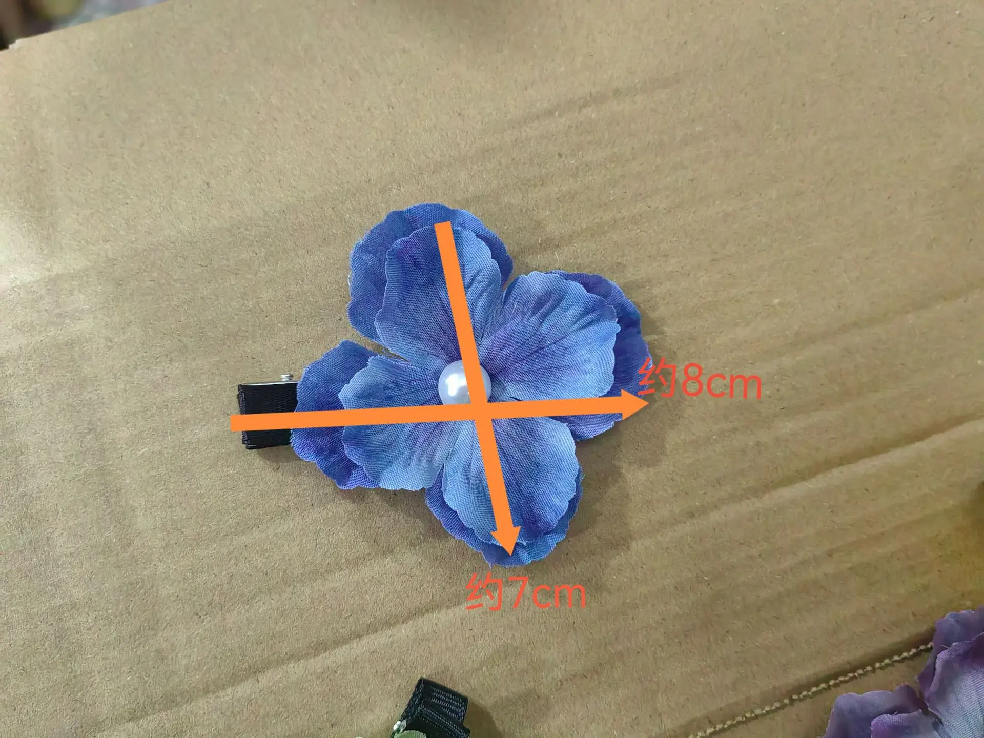 2Pcs Spring Hydrangea Hair Clips Women Girls Sweet Braid Hairpins Pearl Floral Barrettes For Travelling Wedding Hair Accessories