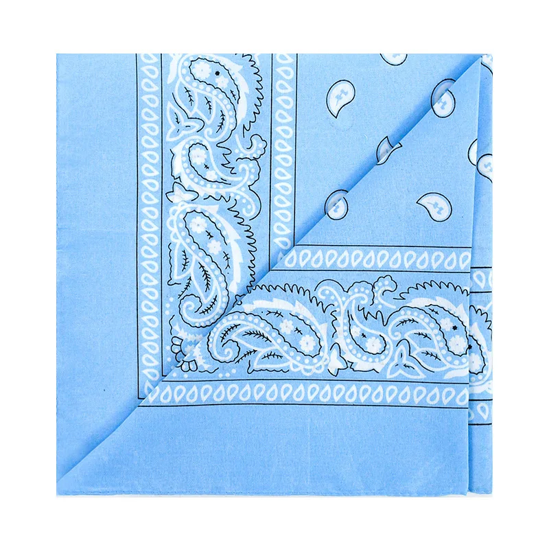 Unisex Men Women Bandana Hairband Cowboy Mens Biker Sports Headwear Wrist Hairwrap Single Sided Head Wrap Scarf Paisley