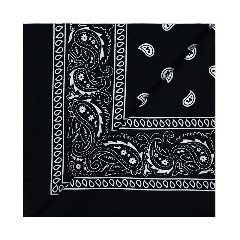Unisex Men Women Bandana Hairband Cowboy Mens Biker Sports Headwear Wrist Hairwrap Single Sided Head Wrap Scarf Paisley