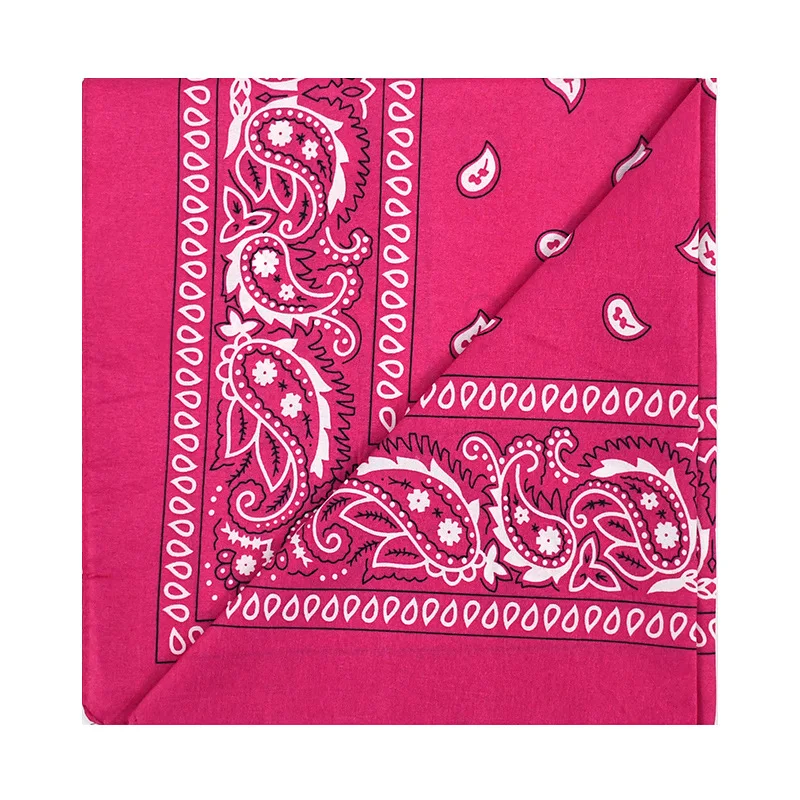 Unisex Men Women Bandana Hairband Cowboy Mens Biker Sports Headwear Wrist Hairwrap Single Sided Head Wrap Scarf Paisley