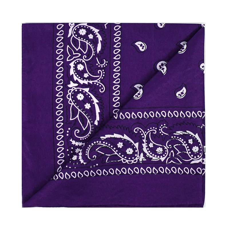 Unisex Men Women Bandana Hairband Cowboy Mens Biker Sports Headwear Wrist Hairwrap Single Sided Head Wrap Scarf Paisley