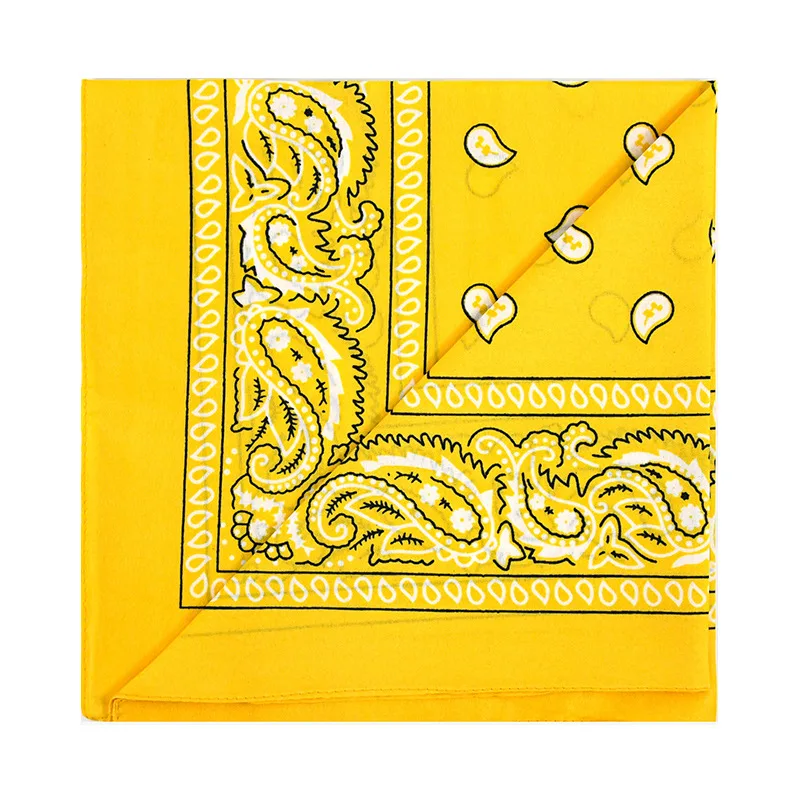 Unisex Men Women Bandana Hairband Cowboy Mens Biker Sports Headwear Wrist Hairwrap Single Sided Head Wrap Scarf Paisley