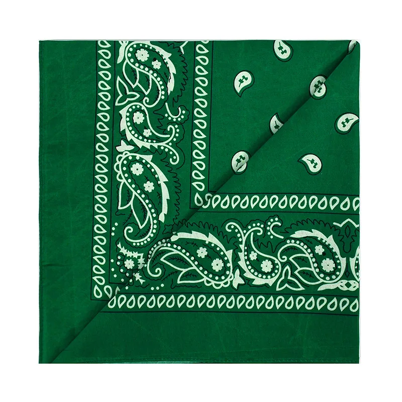 Unisex Men Women Bandana Hairband Cowboy Mens Biker Sports Headwear Wrist Hairwrap Single Sided Head Wrap Scarf Paisley