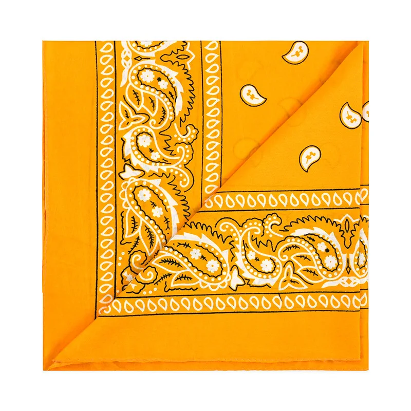 Unisex Men Women Bandana Hairband Cowboy Mens Biker Sports Headwear Wrist Hairwrap Single Sided Head Wrap Scarf Paisley