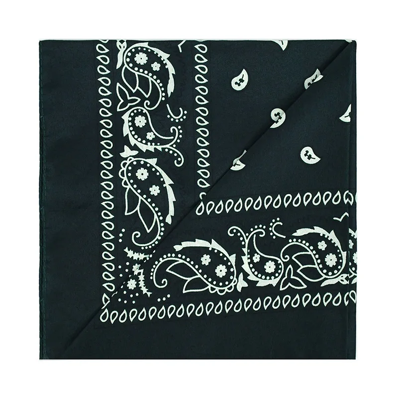 Unisex Men Women Bandana Hairband Cowboy Mens Biker Sports Headwear Wrist Hairwrap Single Sided Head Wrap Scarf Paisley