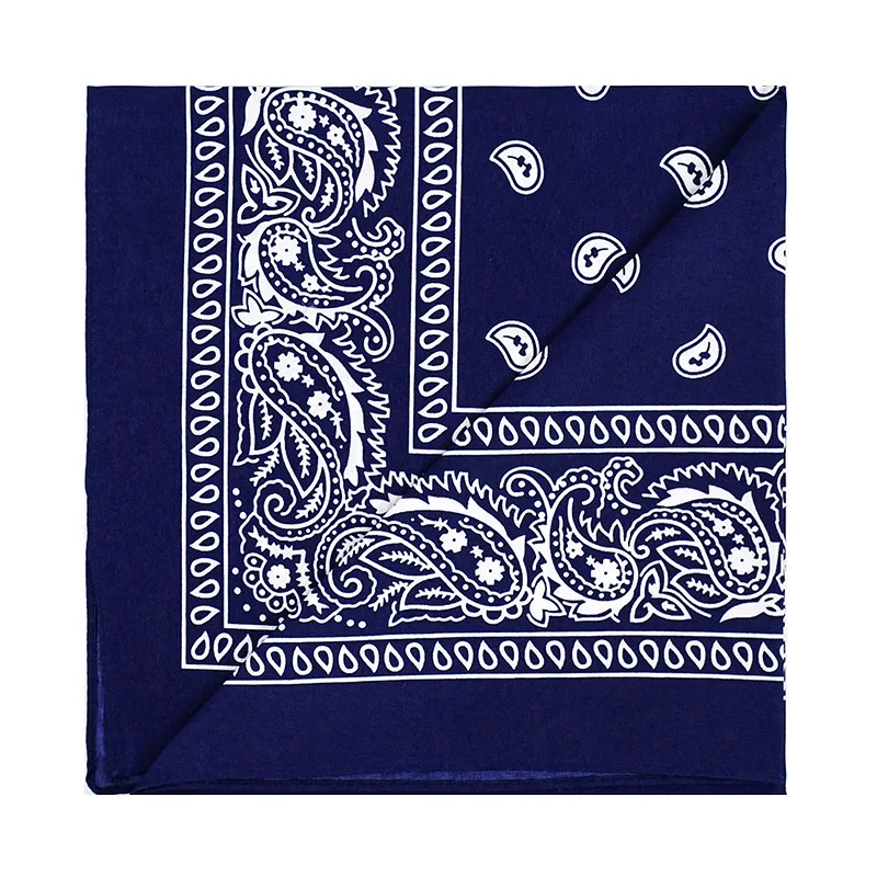 Unisex Men Women Bandana Hairband Cowboy Mens Biker Sports Headwear Wrist Hairwrap Single Sided Head Wrap Scarf Paisley