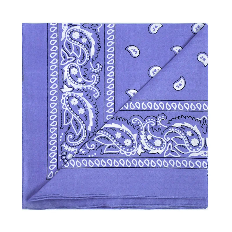 Unisex Men Women Bandana Hairband Cowboy Mens Biker Sports Headwear Wrist Hairwrap Single Sided Head Wrap Scarf Paisley