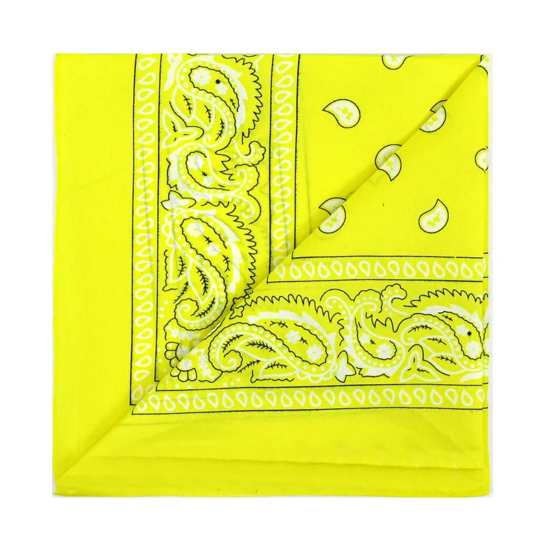 Unisex Men Women Bandana Hairband Cowboy Mens Biker Sports Headwear Wrist Hairwrap Single Sided Head Wrap Scarf Paisley