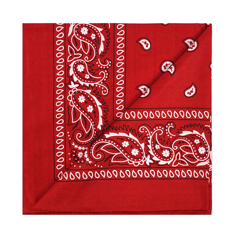 Unisex Men Women Bandana Hairband Cowboy Mens Biker Sports Headwear Wrist Hairwrap Single Sided Head Wrap Scarf Paisley