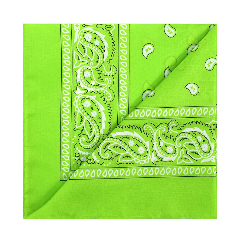Unisex Men Women Bandana Hairband Cowboy Mens Biker Sports Headwear Wrist Hairwrap Single Sided Head Wrap Scarf Paisley