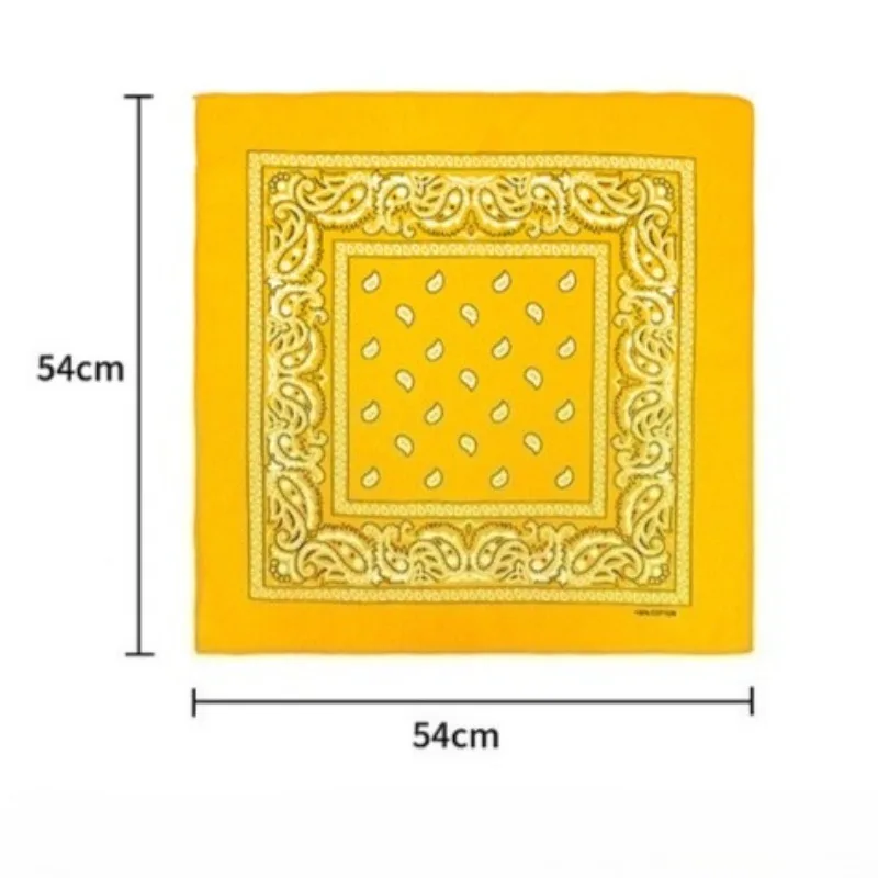 Unisex Men Women Bandana Hairband Cowboy Mens Biker Sports Headwear Wrist Hairwrap Single Sided Head Wrap Scarf Paisley