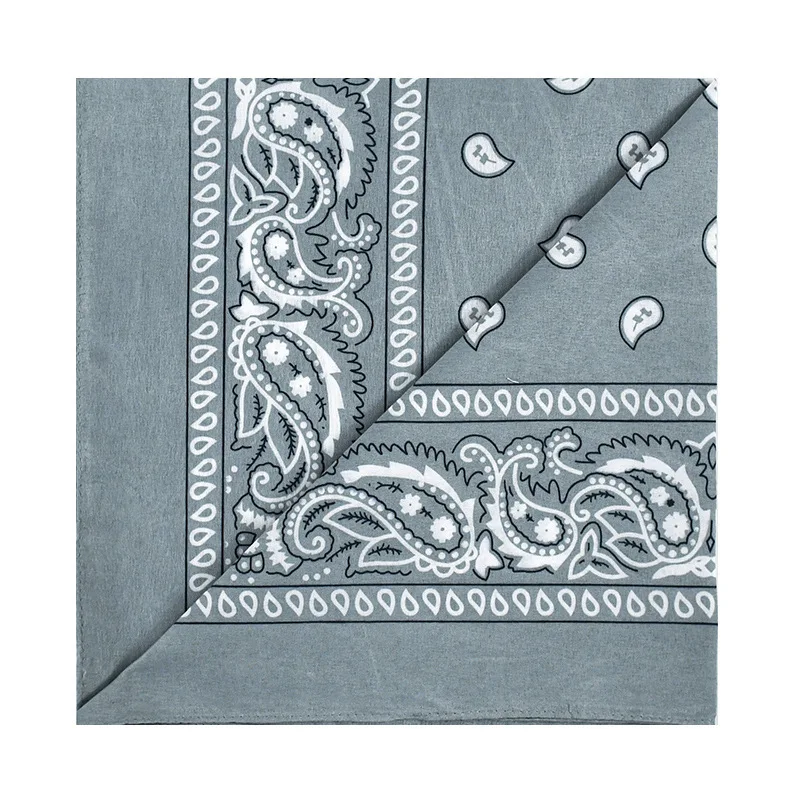 Unisex Men Women Bandana Hairband Cowboy Mens Biker Sports Headwear Wrist Hairwrap Single Sided Head Wrap Scarf Paisley