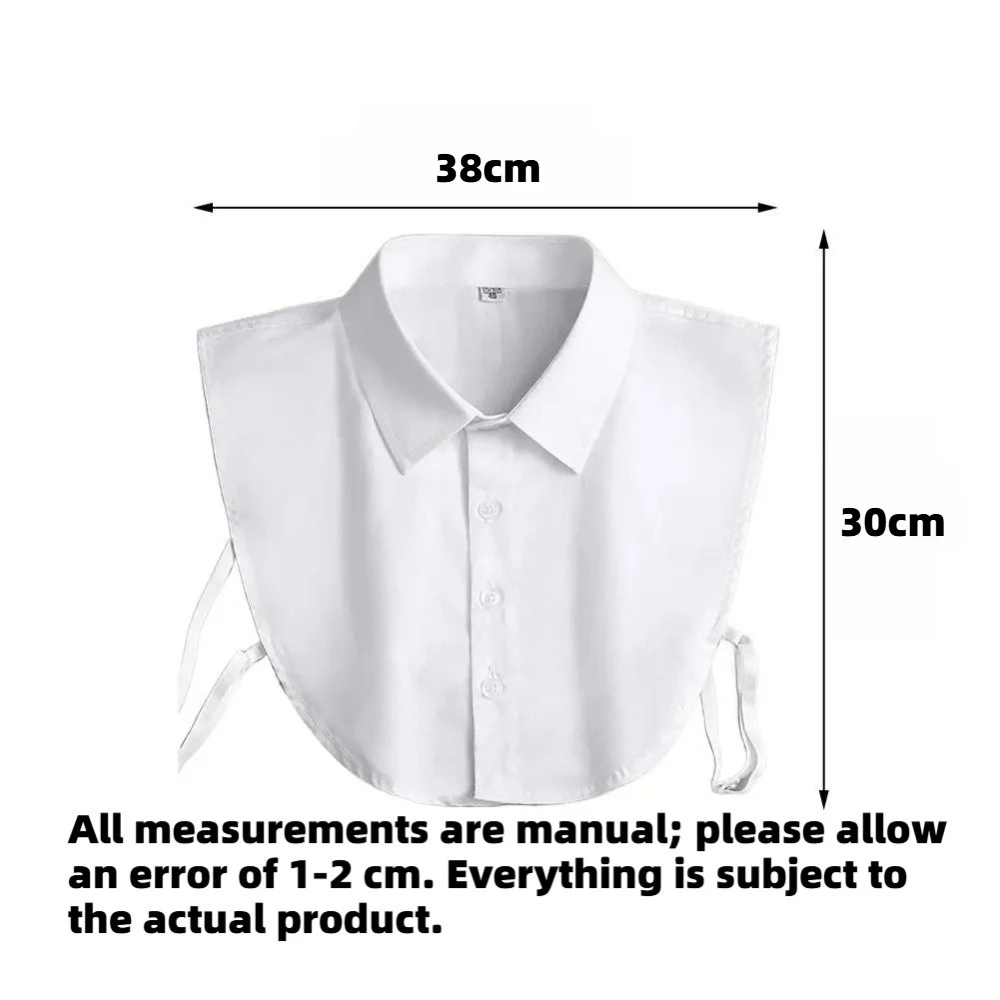 Universal Fake Collar for Men Women Professional Formal Wear High Quality Fabric All Season Comfort Easy Match Business Office