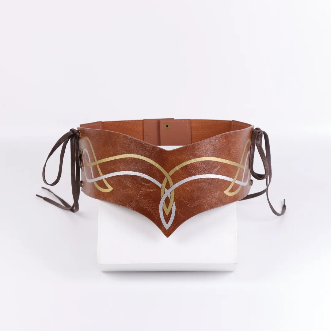 Medieval Wide Leather Armor Belt Steampunk Waist Costume Accessory Women Men Viking Knight Antique Waistband For Larp Cosplay