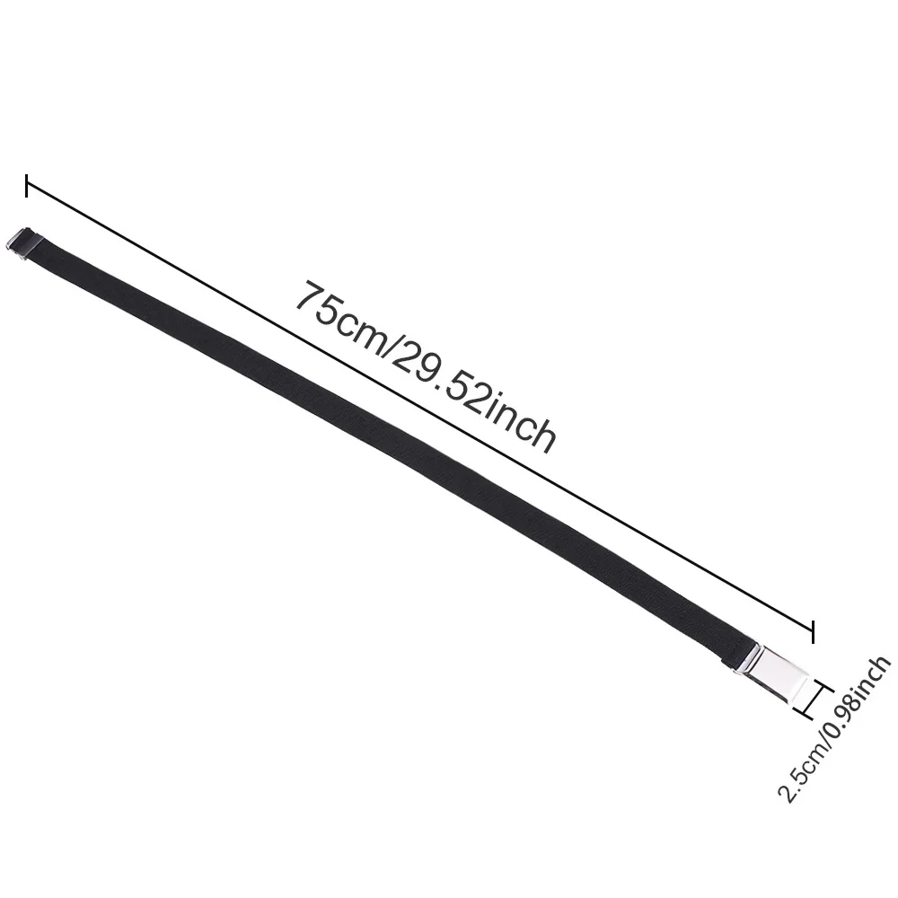 Stretch Waist Belt with Buckle 60-80cm Kids 2.5cm Width Kids Elastic Belts Boy Girl Children Adjustable Elastic Canvas Waistband