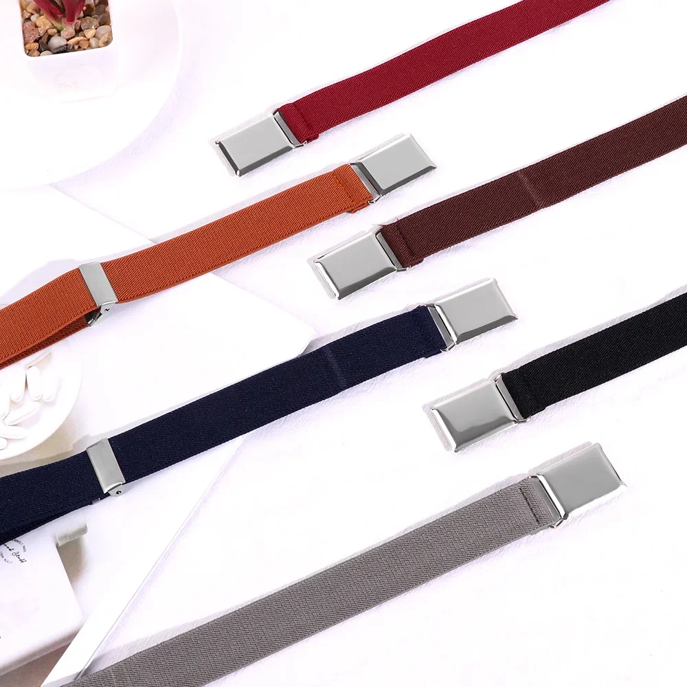 Stretch Waist Belt with Buckle 60-80cm Kids 2.5cm Width Kids Elastic Belts Boy Girl Children Adjustable Elastic Canvas Waistband