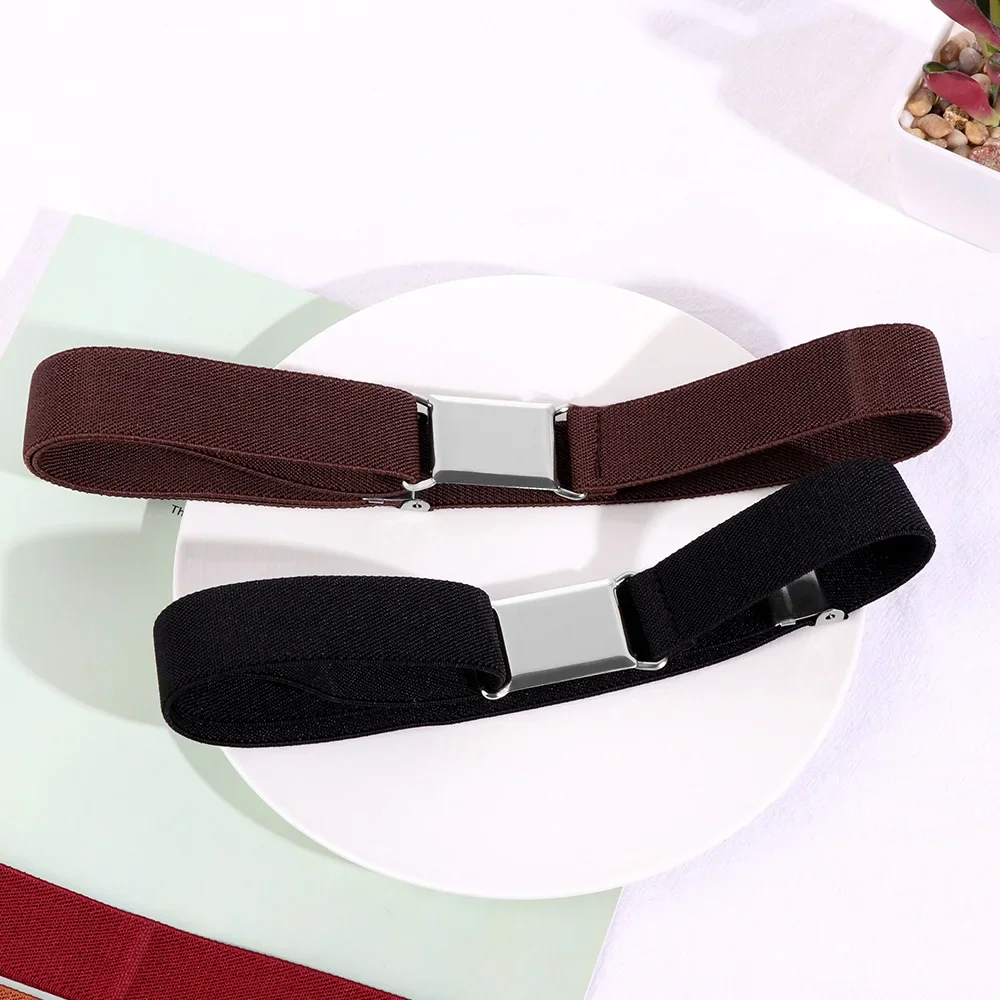 Stretch Waist Belt with Buckle 60-80cm Kids 2.5cm Width Kids Elastic Belts Boy Girl Children Adjustable Elastic Canvas Waistband