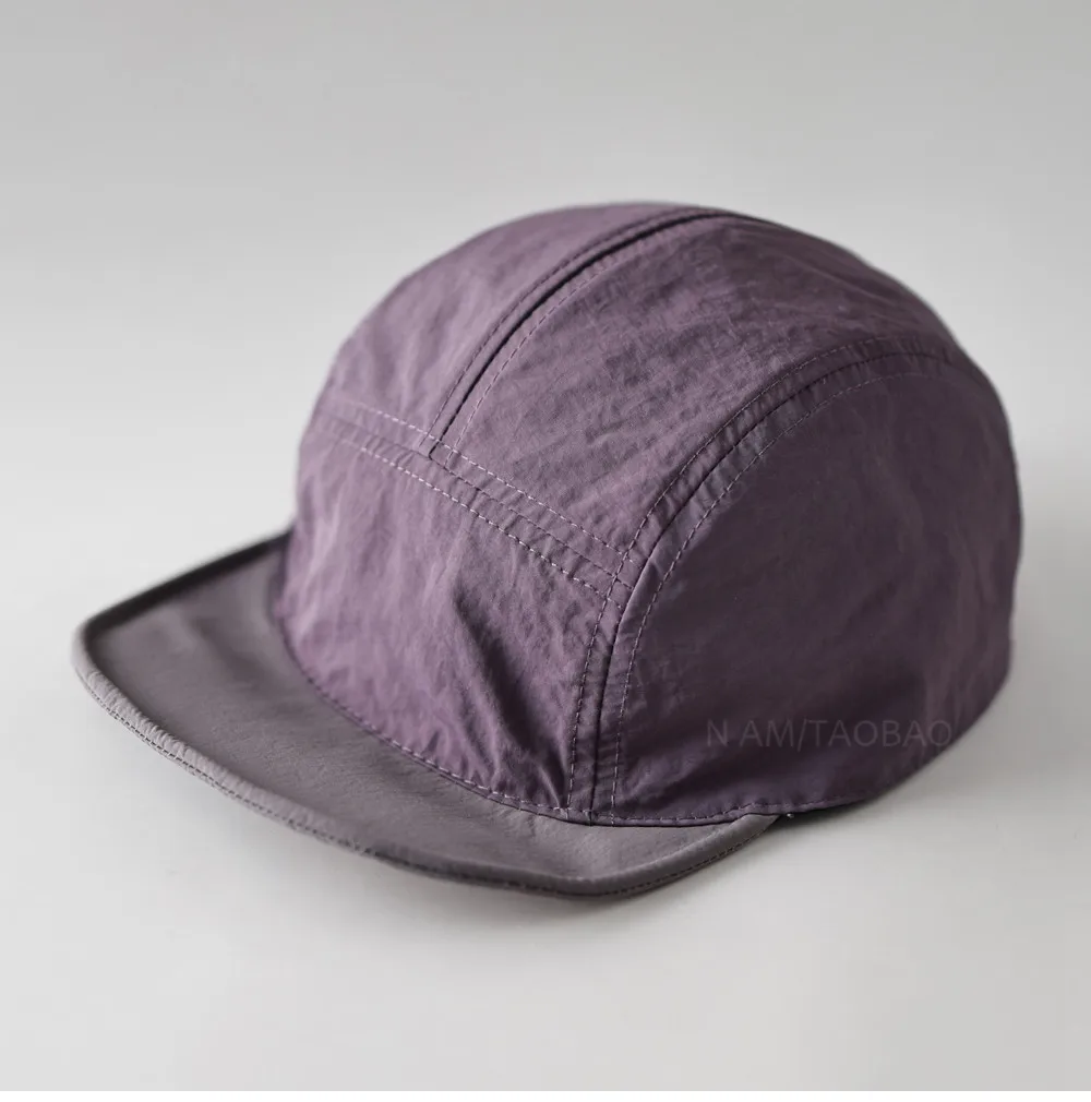 1pc Fashion Color Block Reversible Baseball Cap Men Women Summer Thin Quick Dry Sun Hat Breathable Casual Sun Camping Runing Cap