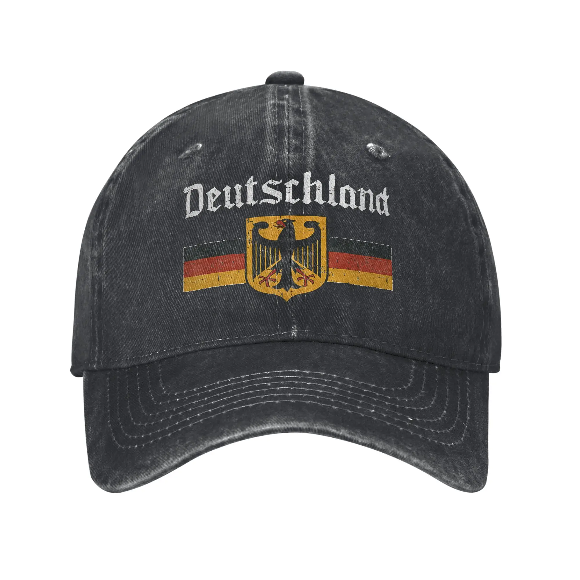 Deutschland Flag Eagle German Casual Baseball Cap For Women Men Summer Hiking Trucker Hat Fashion Wholesale Snapback Cap