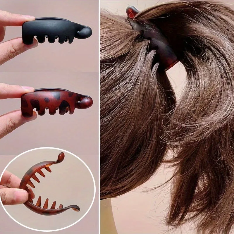 Women’s Slip-Resistant Banana Hair Clips (4 Pieces), Won’t Damage Hair. Stylish Hair Clips, Perfect for Everyday Cute Hairstyles