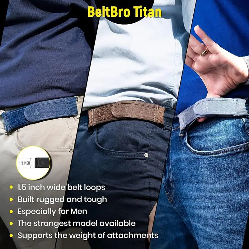 No Buckle Elastic Belts For Women Men Outdoor Leisure Lazy Stretch Belt For Pants Adjustable Invisible Belts