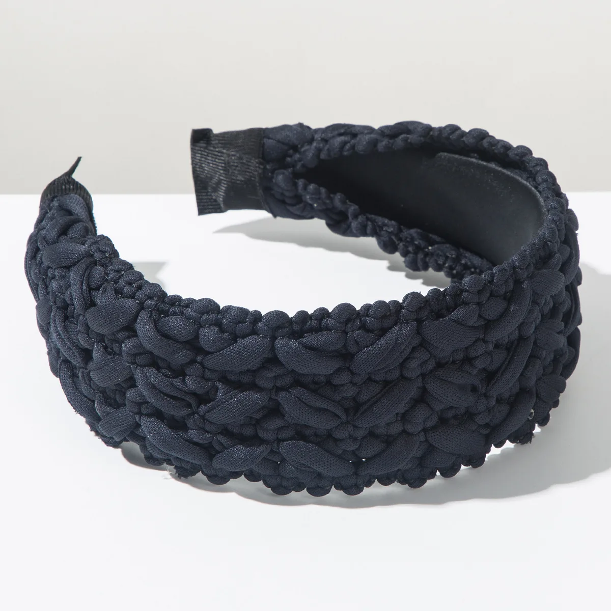 Korean Fashion Braided Wide Hairband Sweet Woven Braid Headband Face Slimming Hair Hoop Elegant Hair Accessories