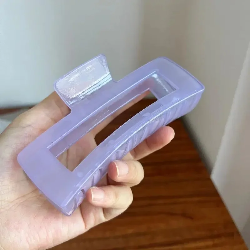 13CM Exaggeration Oversized Hair Claw For Thick Hair Women Geometric Shark Clip Versatile Minimalist Hair Clip Hair Accessories