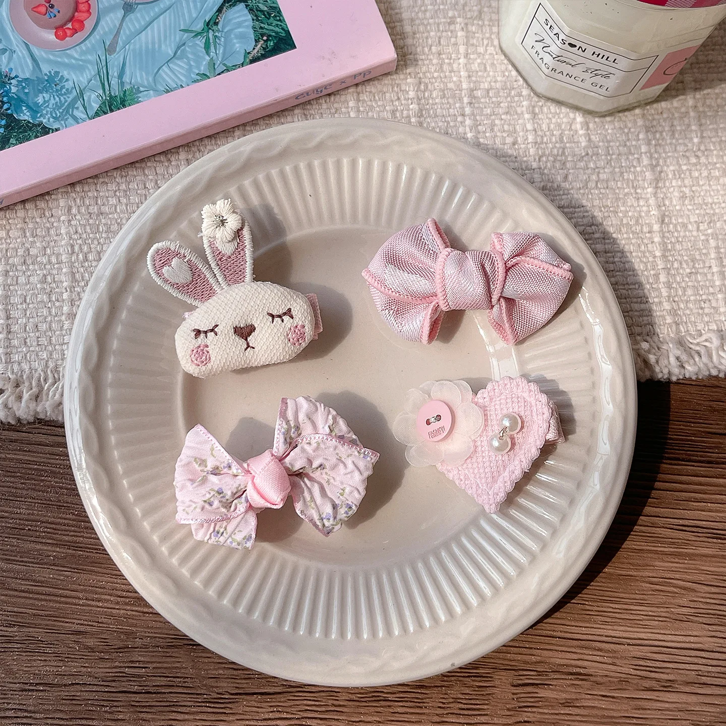 Cute Bunny Rabbit Hair Clips For Baby Girls Sweet Bow Flower Hairpins Toddler Kids Hair Barrettes No Hurt Hair Accessories 2026