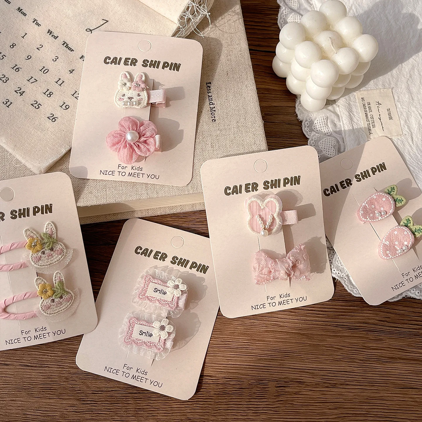 Cute Bunny Rabbit Hair Clips For Baby Girls Sweet Bow Flower Hairpins Toddler Kids Hair Barrettes No Hurt Hair Accessories 2026