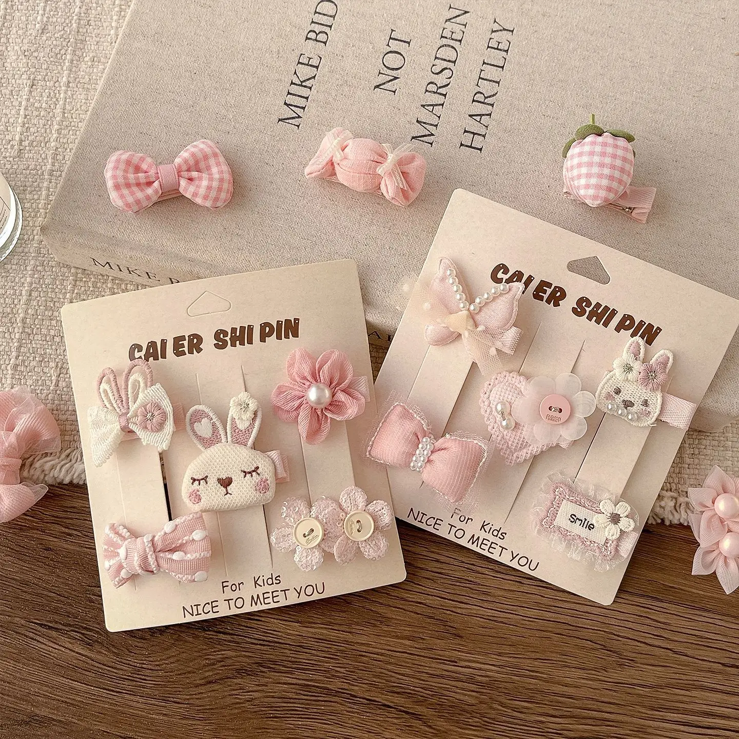 Cute Bunny Rabbit Hair Clips For Baby Girls Sweet Bow Flower Hairpins Toddler Kids Hair Barrettes No Hurt Hair Accessories 2026