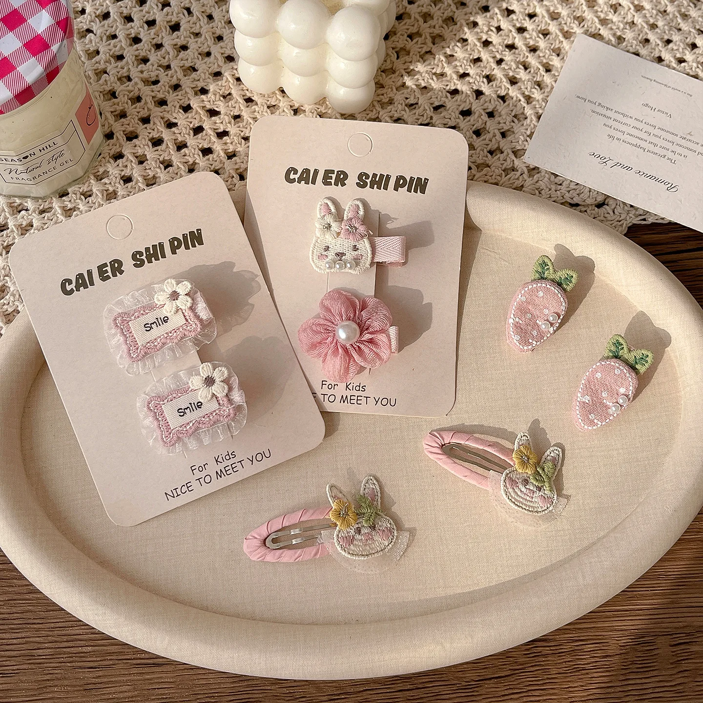 Cute Bunny Rabbit Hair Clips For Baby Girls Sweet Bow Flower Hairpins Toddler Kids Hair Barrettes No Hurt Hair Accessories 2026