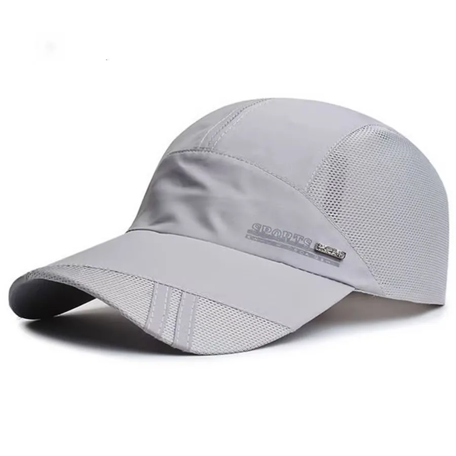Mesh Breathable Baseball Cap, Versatile for Spring and Summer, Wide Edge Outdoor Sports Cycling, Sun Protection Sun Hat
