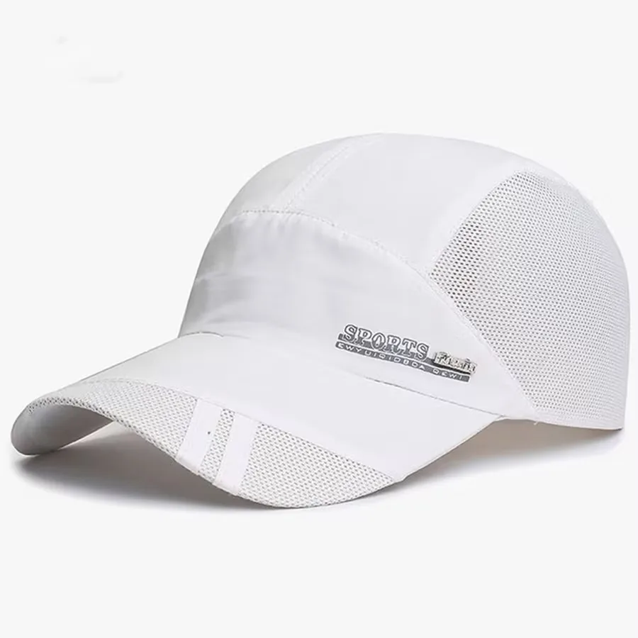 Mesh Breathable Baseball Cap, Versatile for Spring and Summer, Wide Edge Outdoor Sports Cycling, Sun Protection Sun Hat
