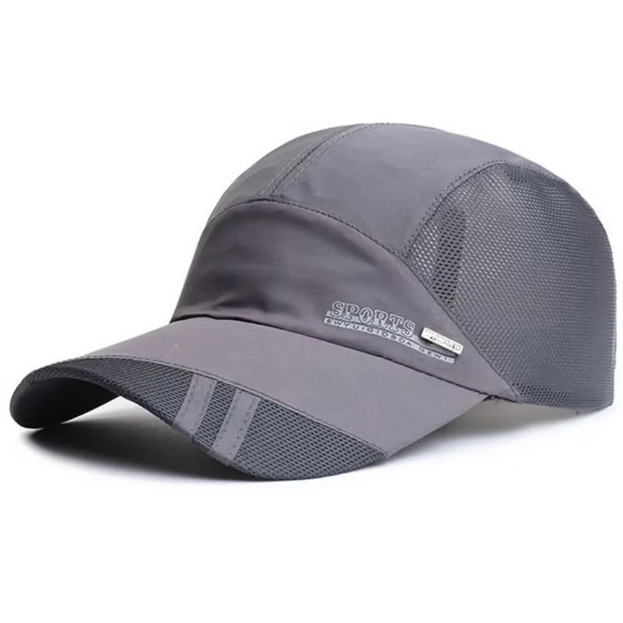 Mesh Breathable Baseball Cap, Versatile for Spring and Summer, Wide Edge Outdoor Sports Cycling, Sun Protection Sun Hat
