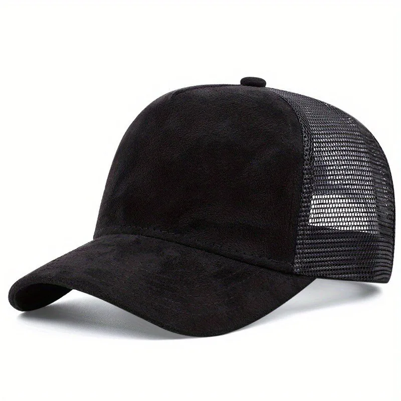 Unisex Mesh Baseball Cap for Men Outdoor Ports Adjustable Trucker Caps Fashion Curved Dad Cap Men Women Casual Breathable Sunhat