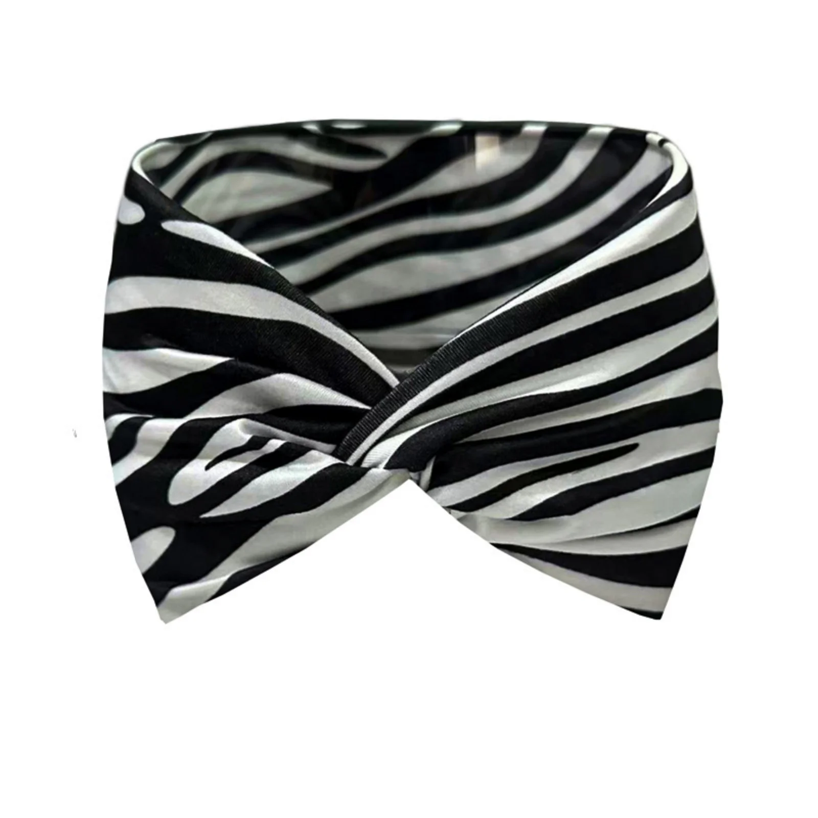 1PC Leopard Print Twisted Headbands For Women Elastic Wide Hair Bands Fashion Boho Hair Accessories For Daily Wear Yoga Sports