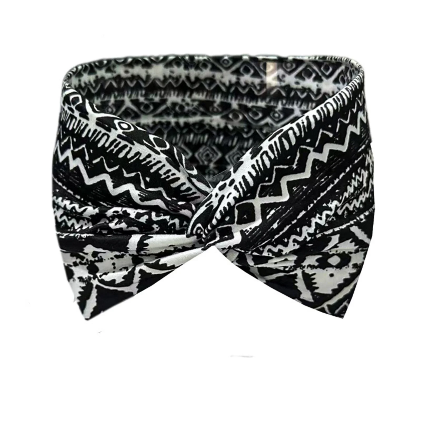 1PC Leopard Print Twisted Headbands For Women Elastic Wide Hair Bands Fashion Boho Hair Accessories For Daily Wear Yoga Sports