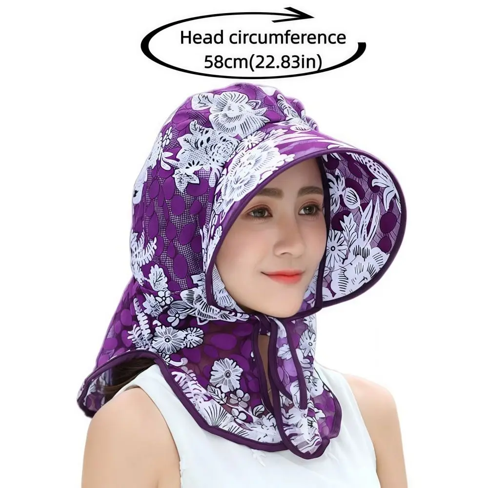 Wide Brim Women's Sun Hat UV Protection Lightweight Tea Picking Work Hat Breathable Full Wrap Fisherman's Hat Summer Outdoor