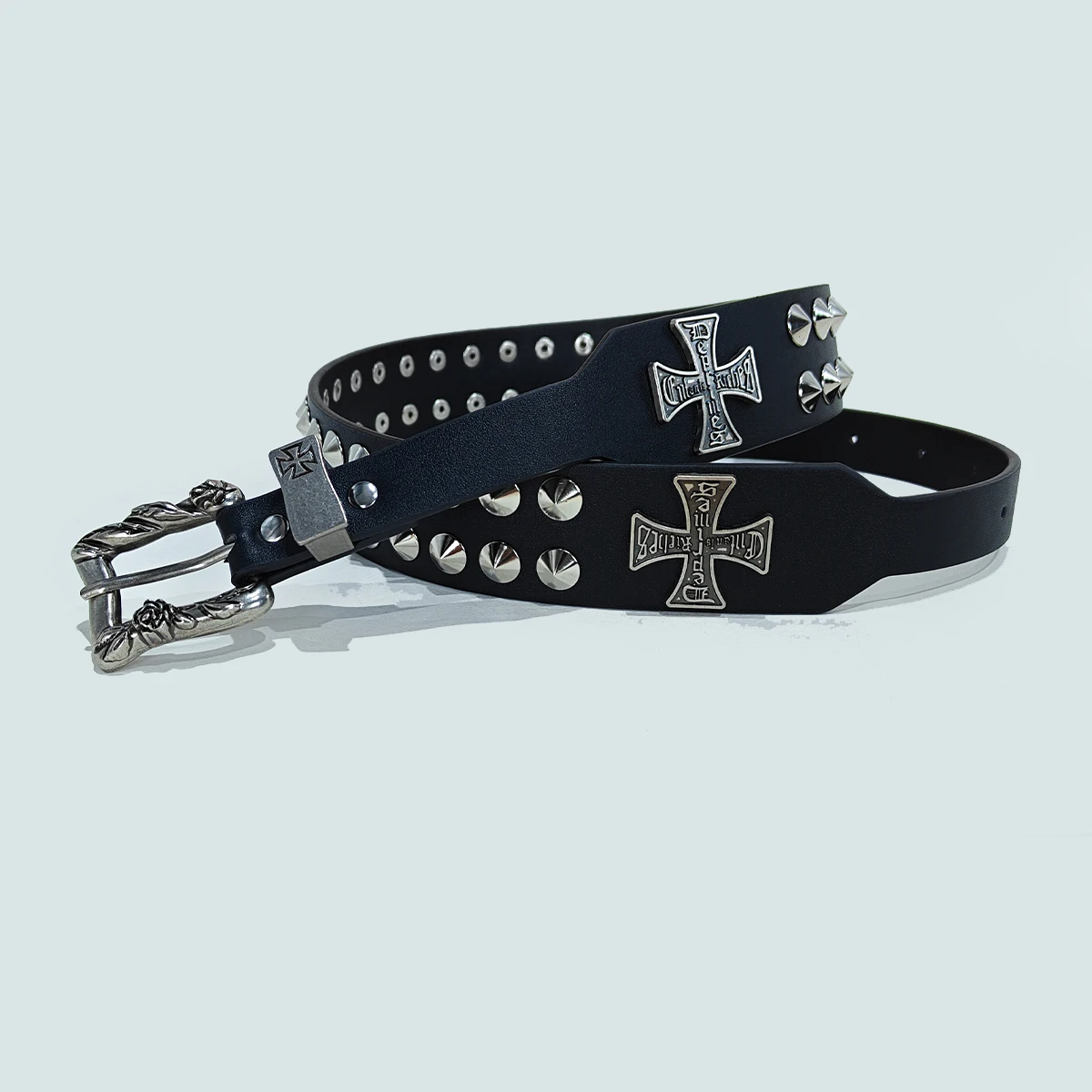 Punk New Gothic Y2K Women Men Belts Luxury Brands Gothic Ladies Hip Hop Punk Rivet Skeleton Print Waist Belt Jeans Waistband