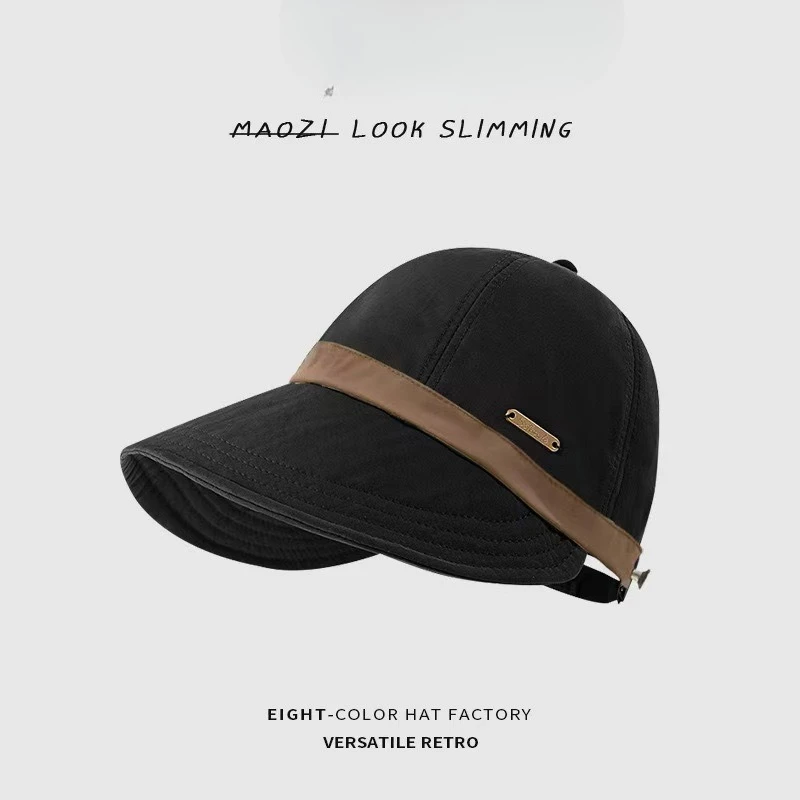 Waffle-patterned Women's Duckbill Cap for Outdoor Sports Sun Protection, Fashionable and Versatile Sun Hat for Spring and Summer