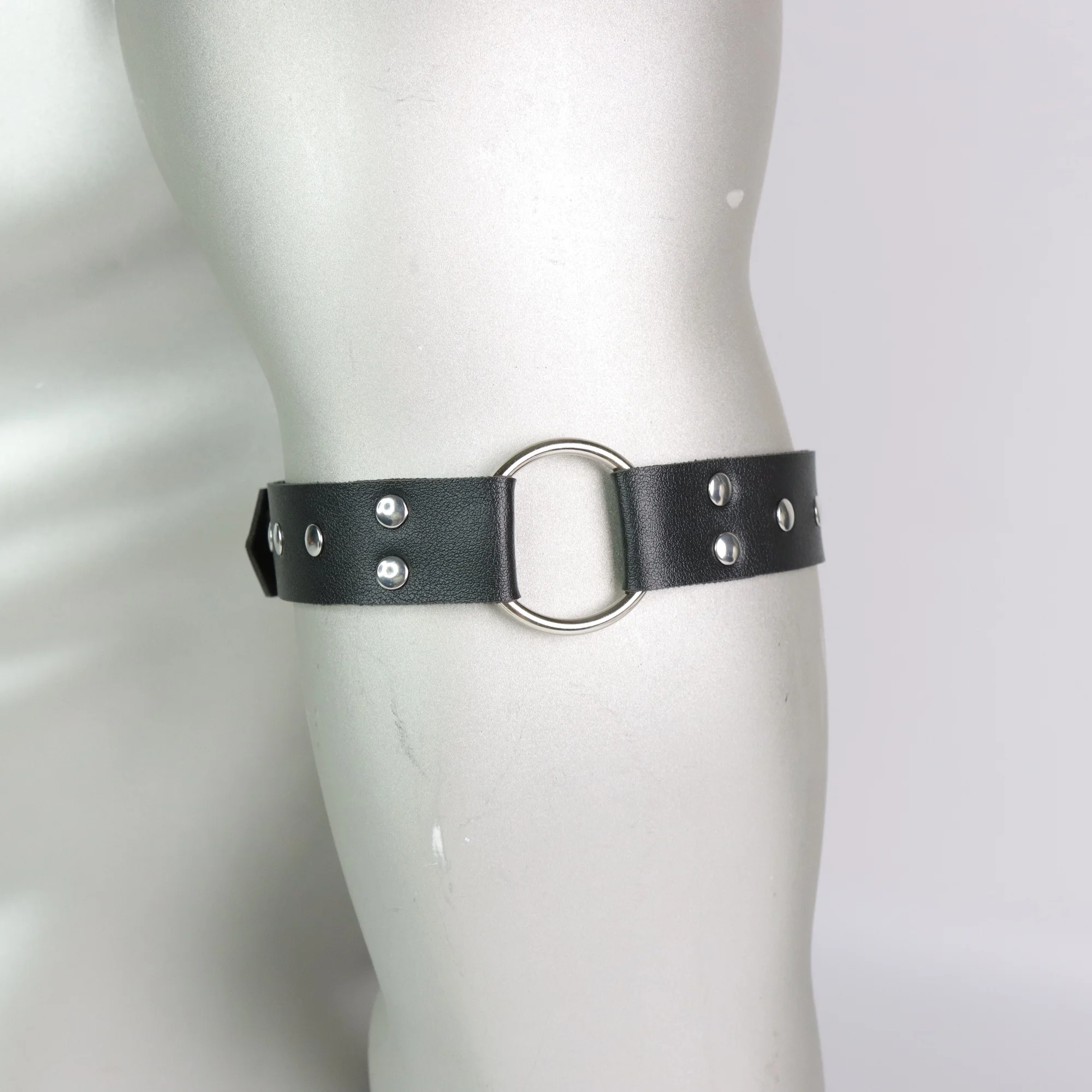1PC Men's Leather Arm Bands, Cosplay Punk Goth Rock Style,Black Arm Bands Rock, Party Accessories