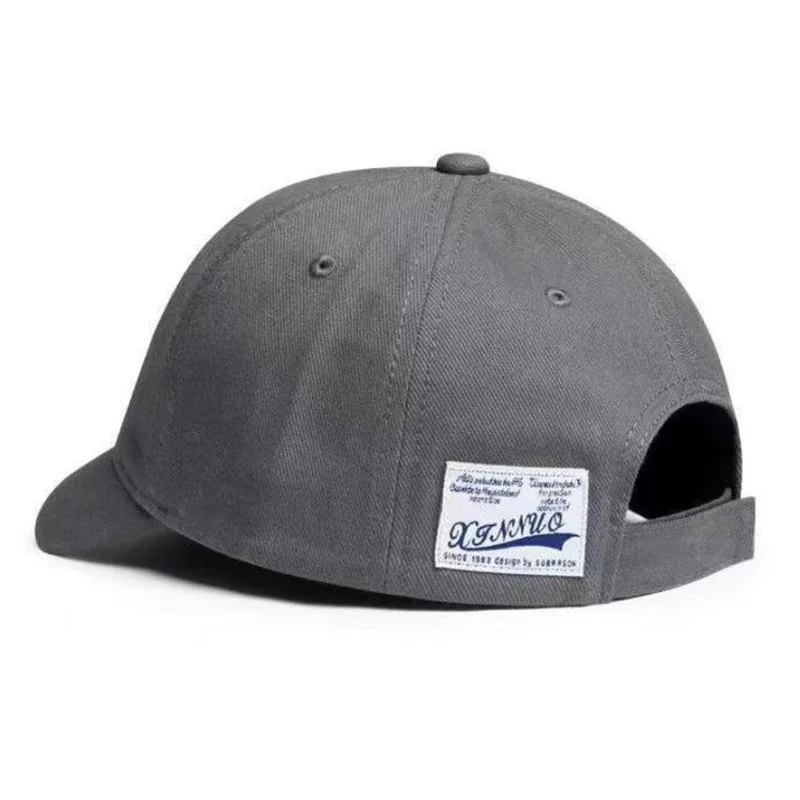 American-Style Short-Brim Baseball Cap, Japanese Style, Unisex, Versatile Small Brim, Fashionable Soft-Top Baseball Cap