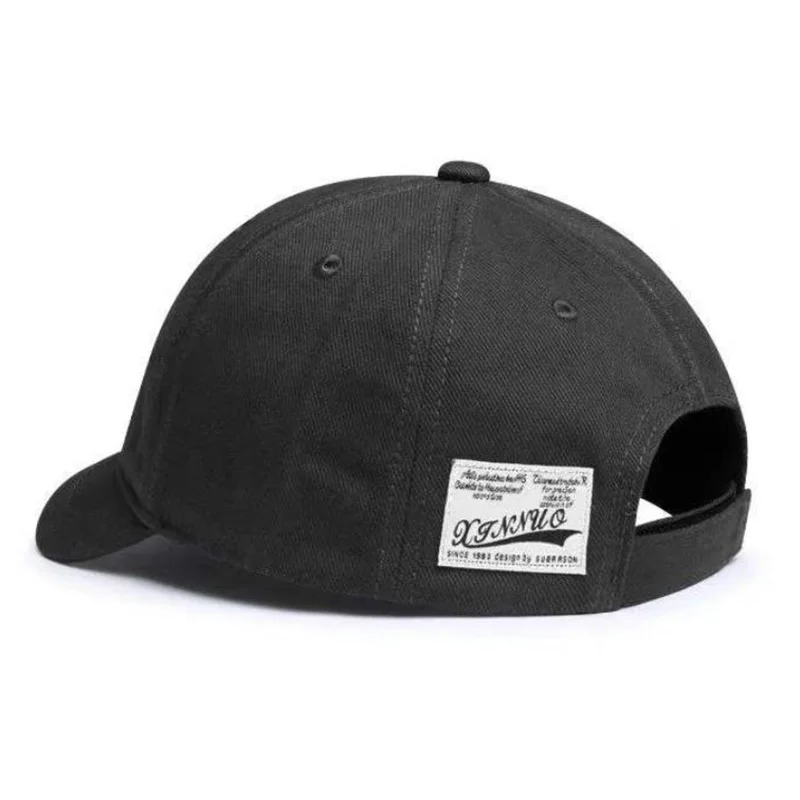 American-Style Short-Brim Baseball Cap, Japanese Style, Unisex, Versatile Small Brim, Fashionable Soft-Top Baseball Cap